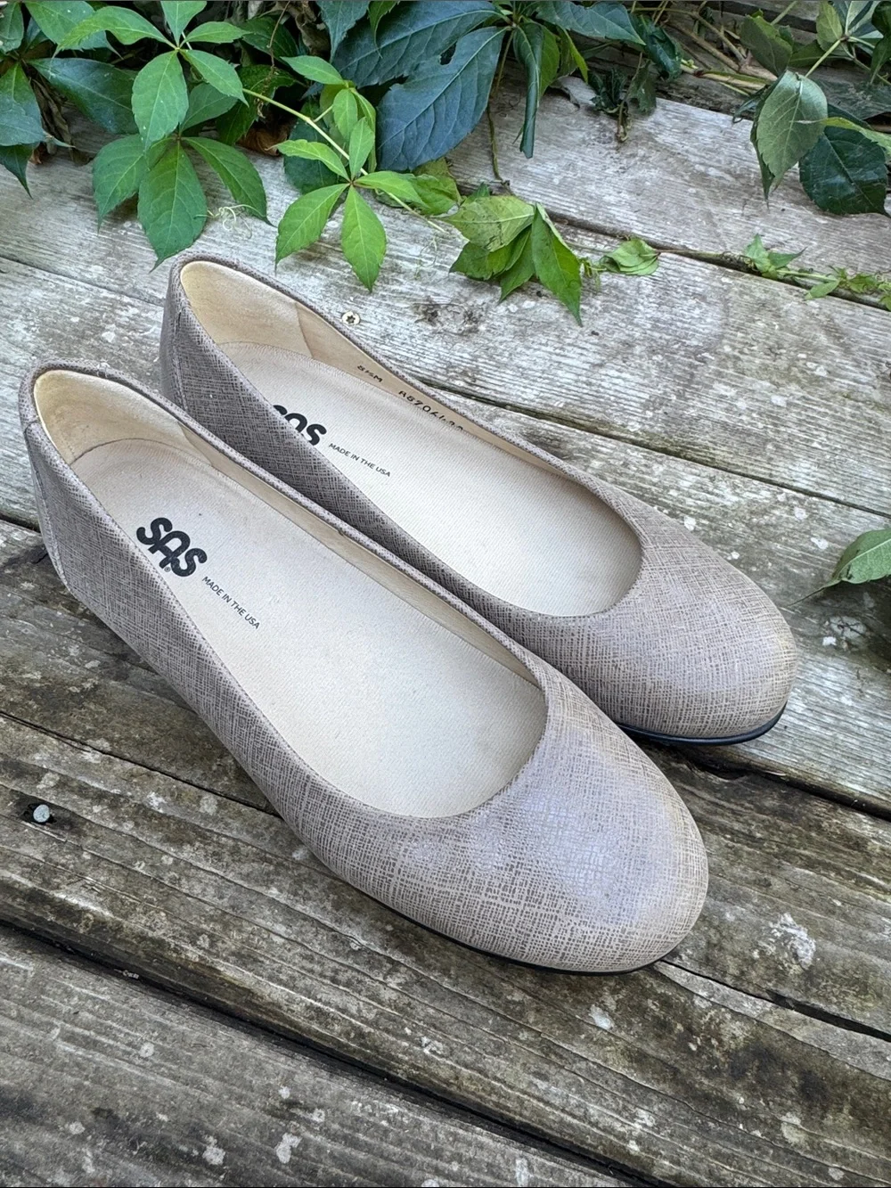 SAS Scenic Ballet Flat Color Fog